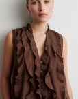 Rayna Frill Top, Carafe