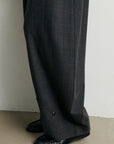 Anjou Trousers, Dark grey melange