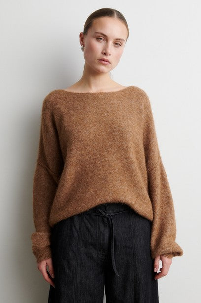 Pollenza Knit Pullover, Camel