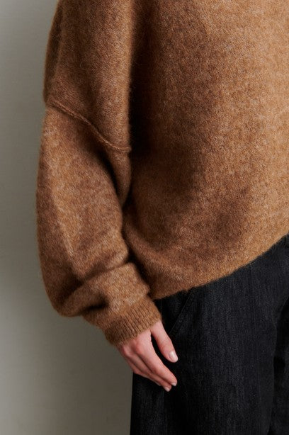 Pollenza Knit Pullover, Camel