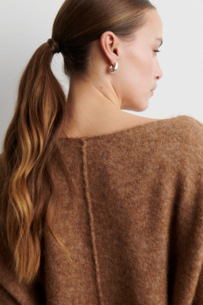Pollenza Knit Pullover, Camel