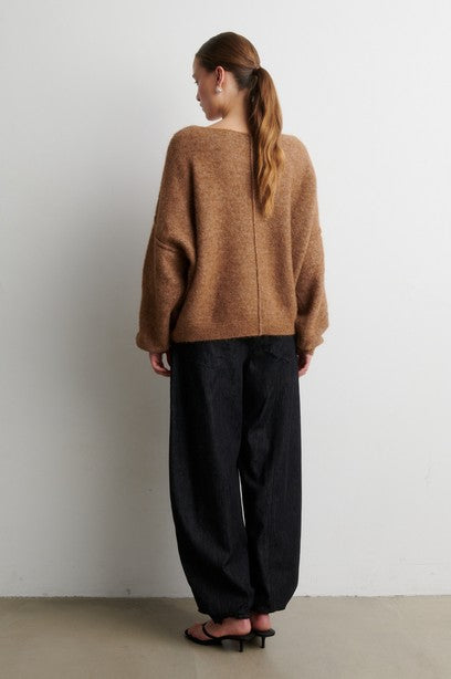 Pollenza Knit Pullover, Camel