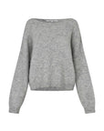 Pollenza Knit Pullover, Light Grey Melange