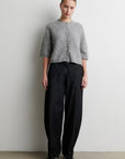 Dera Denim Cargo Trousers, Black