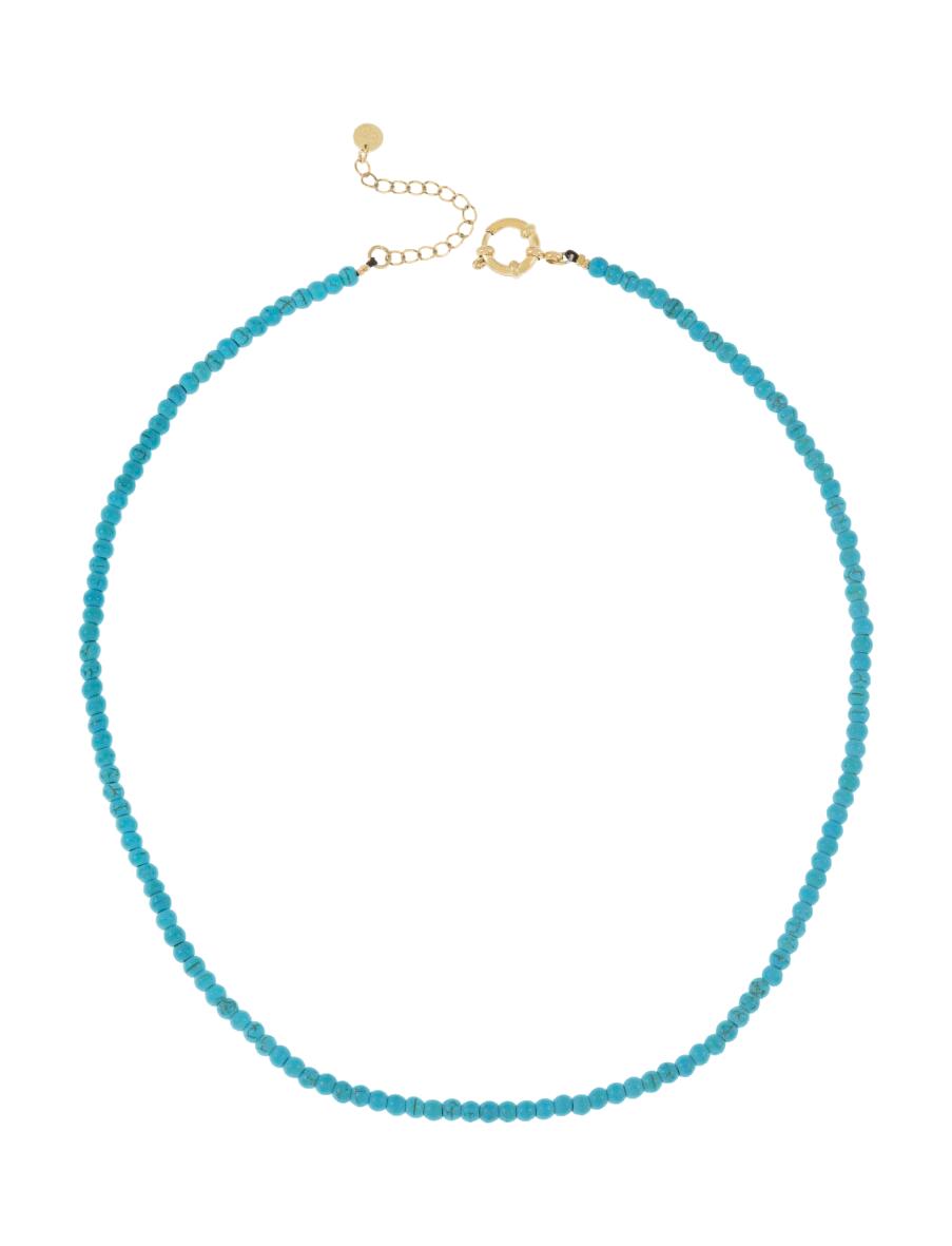 Fijne gemstone ketting / turquoise