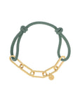 Armband met XL opengewerkte bedel / multicolori