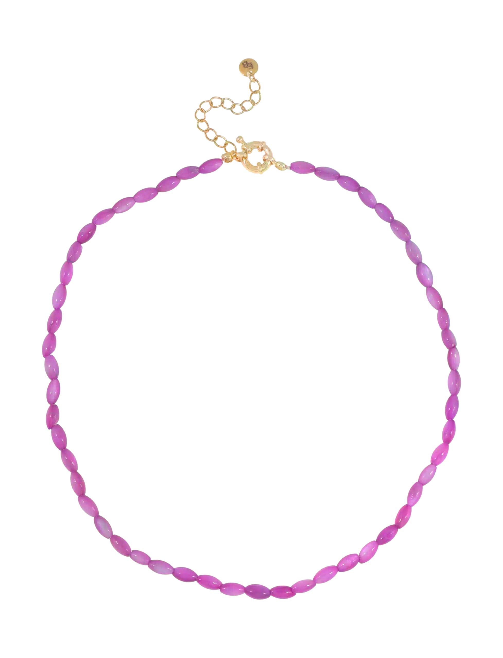 Schelpenketting / paars
