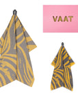 Gift set I love zebra - yellow / light grey