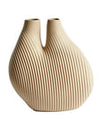 W&S Chamber Vase, Beige