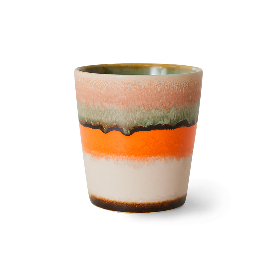 HKLiving-Mok, 70s ceramics: coffee mug, burst