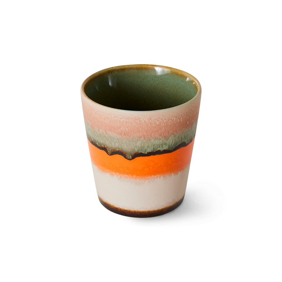 HKLiving-Mok, 70s ceramics: coffee mug, burst