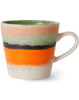 70s ceramics: cappuccino mug, burst