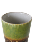 70s ceramics: tea mug, algae