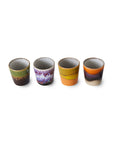 70s ceramics: egg cups island (set of 4)