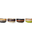 70s ceramics: dessert bowls humus (set of 4)