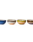 70s ceramics: XS bowls, sierra (set of 4)