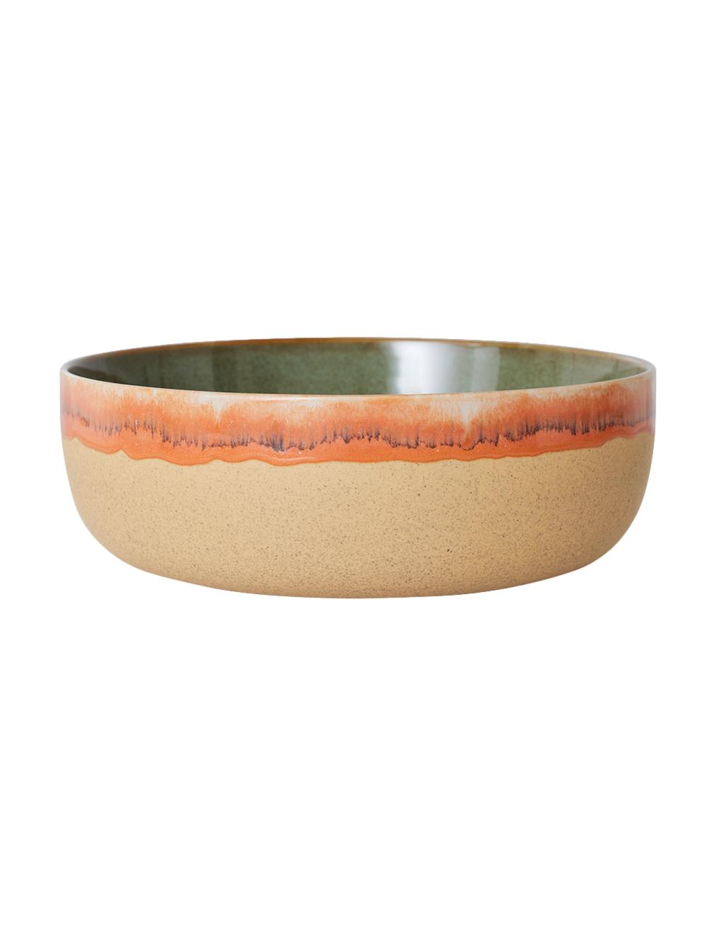 70s ceramics: salad bowl, shore