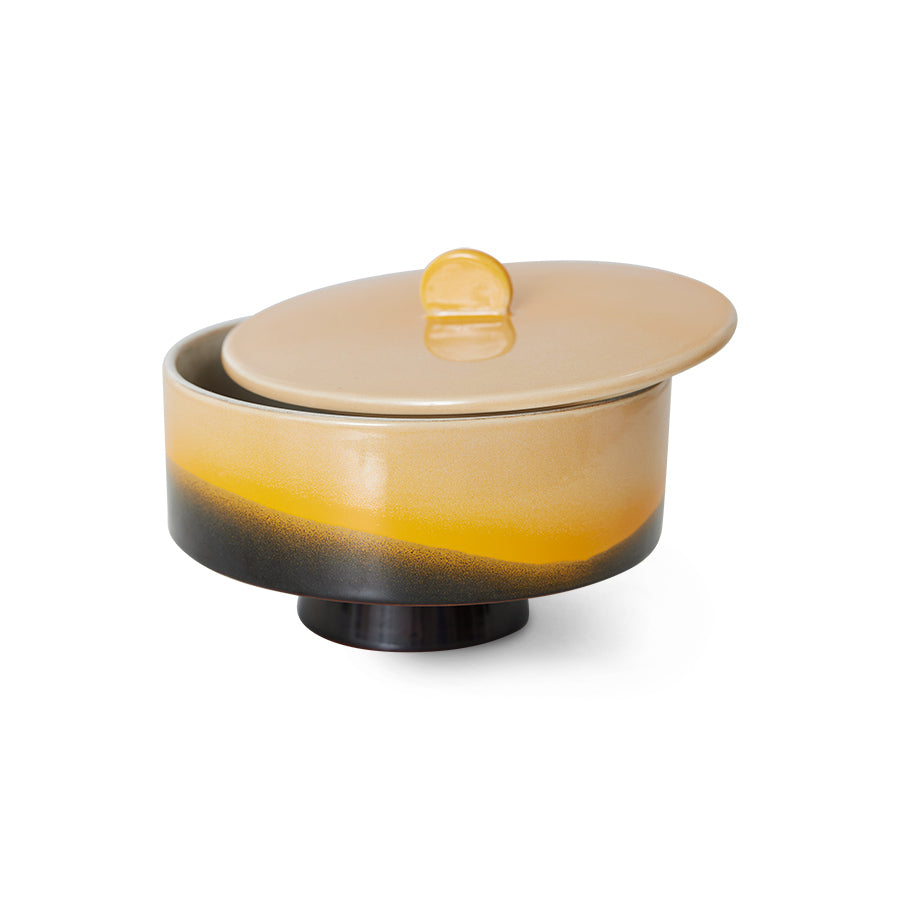 HKLiving-Bonbon schaal, 70s ceramics: Bonbon Bowl, Sunshine