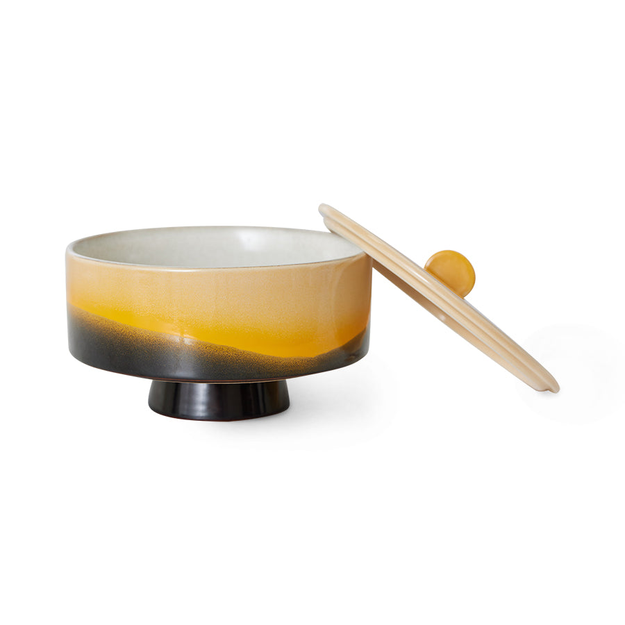 HKLiving-Bonbon schaal, 70s ceramics: Bonbon Bowl, Sunshine