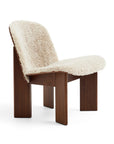 Chisel Lounge Chair Walnut Sheepskin