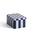 Tin Container Small, Dark Blue en Lavender