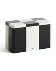 Tin Container Medium, Black en Off-white