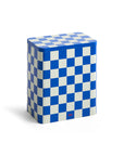 Tin Container Large, Blue en Off-white