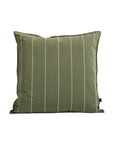 Terrazza Cushion, Olive narrow stripe (60x60)