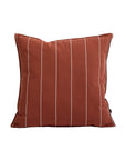 Terrazza Cushion, Terracotta narrow stripe (60x60)