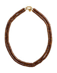 Moos Double Brown Necklace