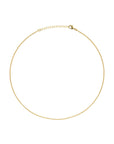 Gouden ketting Gourmet basis fijn 60cm