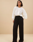 Lette Lys-By Bar-Benji Jacquard Pants-Black