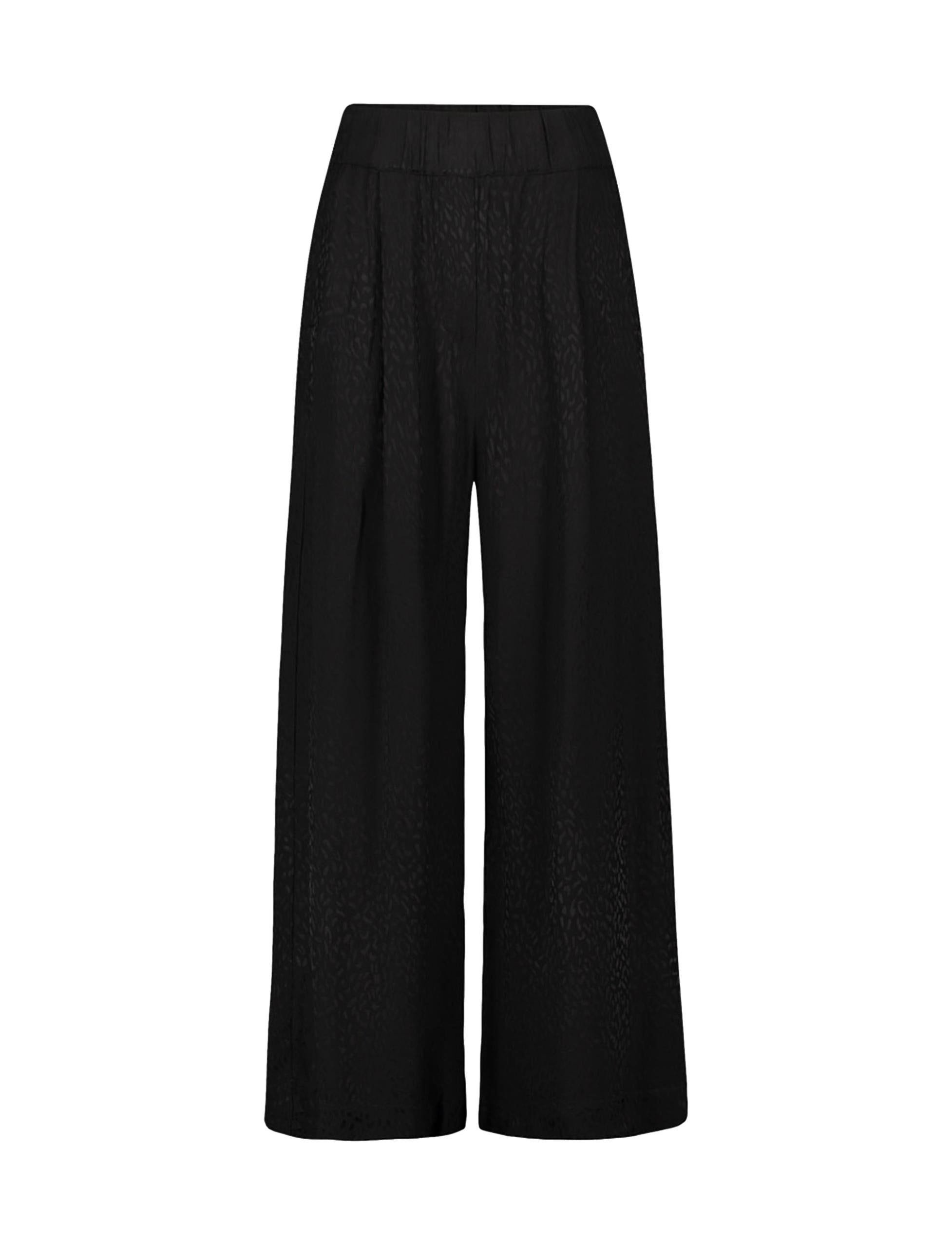 Lette Lys-By Bar-Benji Jacquard Pants-Black