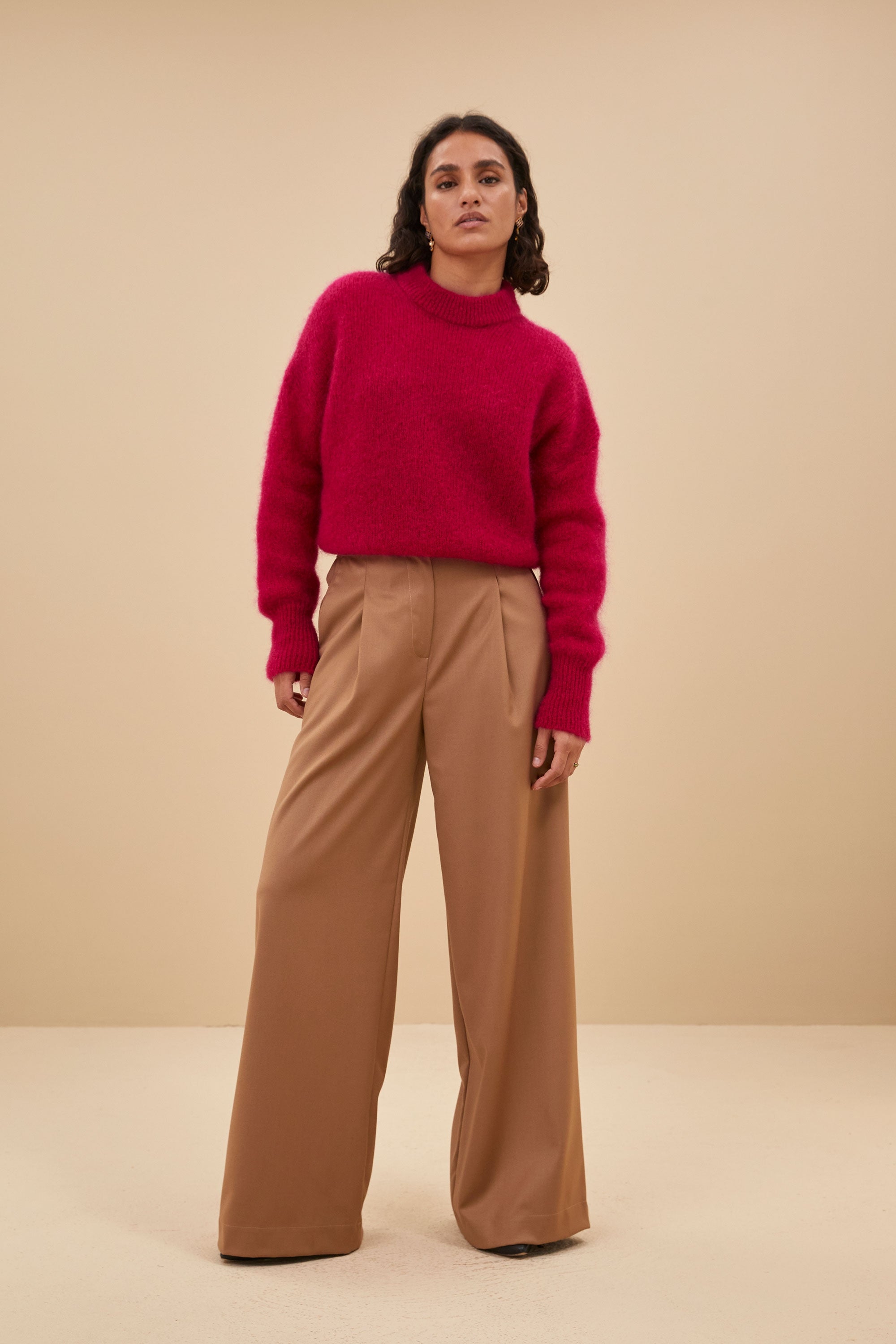 Lette Lys-By Bar-Benji Pants-Camel