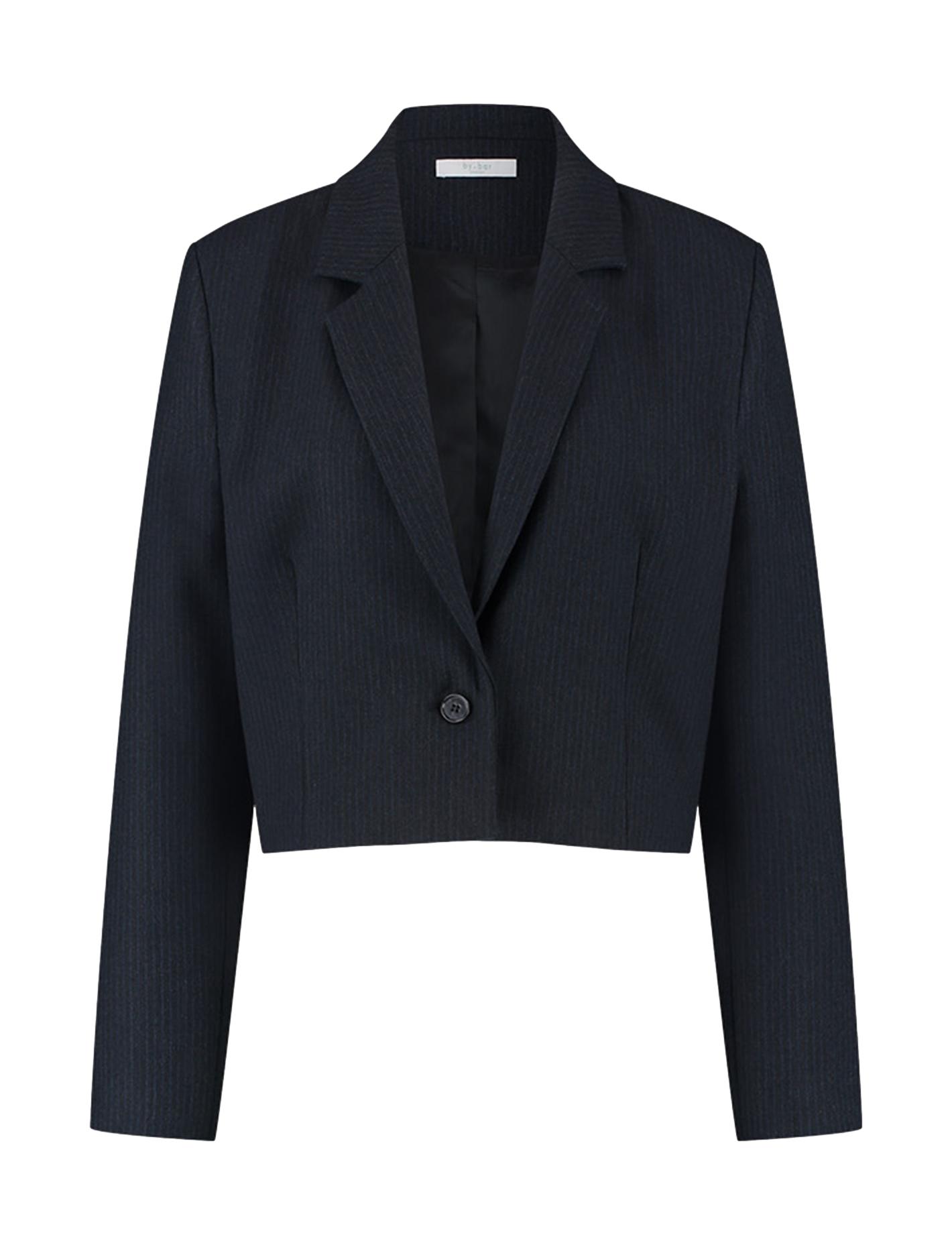 Lette Lys-By Bar-Jody Stripe Blazer-Dark Navy