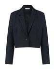 Lette Lys-By Bar-Jody Stripe Blazer-Dark Navy