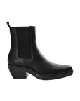 CPH236 Waxed nabuc black Chelsea Boots