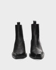 CPH236 Waxed nabuc black Chelsea Boots