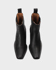 CPH236 Waxed nabuc black Chelsea Boots