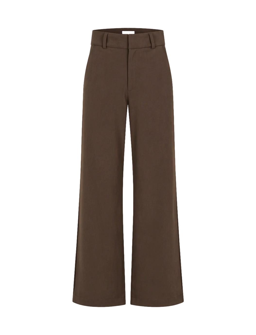 Gennie Pants, Coffee Brown