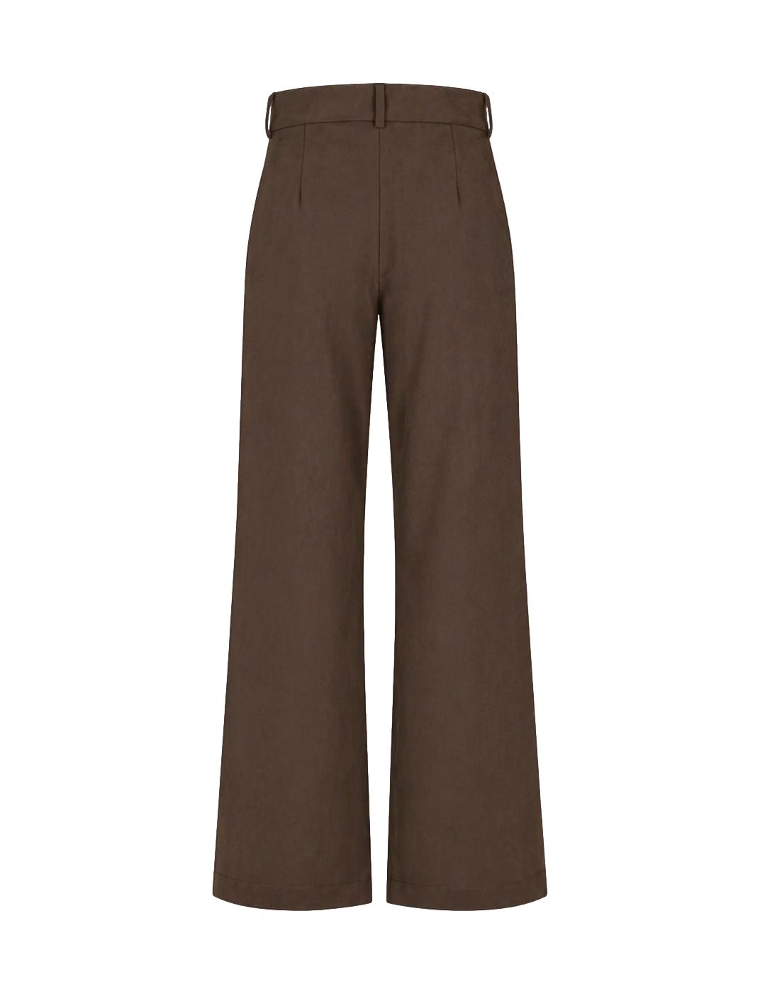 Gennie Pants, Coffee Brown