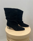 Drape Booties, Black