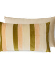 Kussen, Striped Velvet, Fields (60X35)