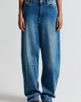 Janice Slung Jeans Denim Blue