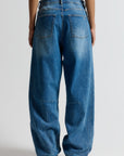 Janice Slung Jeans Denim Blue