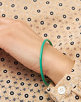 Armband, Color Bangle, groen, maat 65