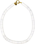 Ketting,Luc Big White Necklace