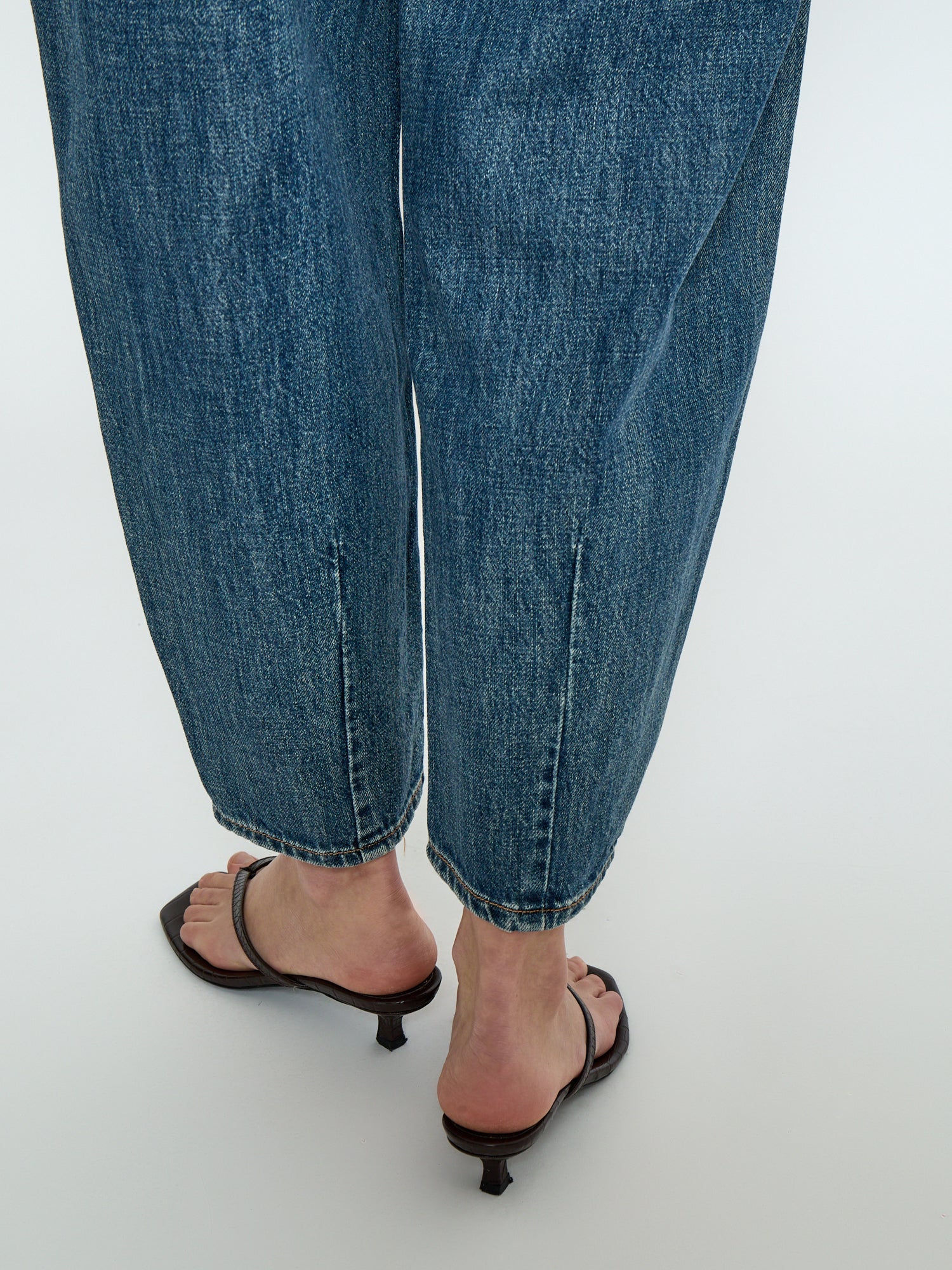 PCNamira Denim Pant, Mid-blue Denim