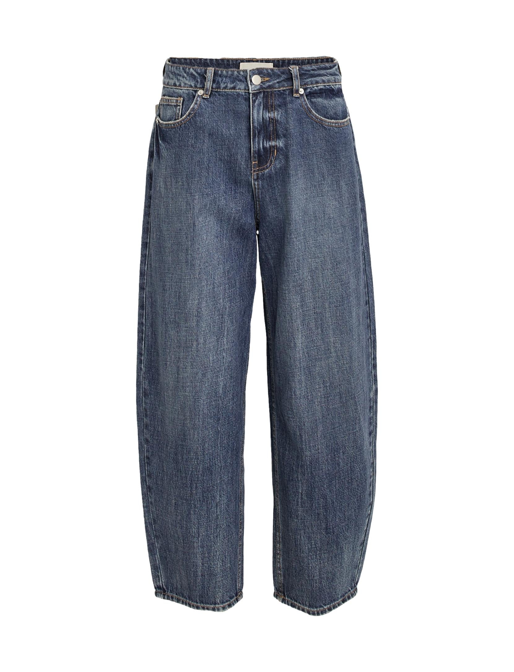 PCNamira Denim Pant, Mid-blue Denim
