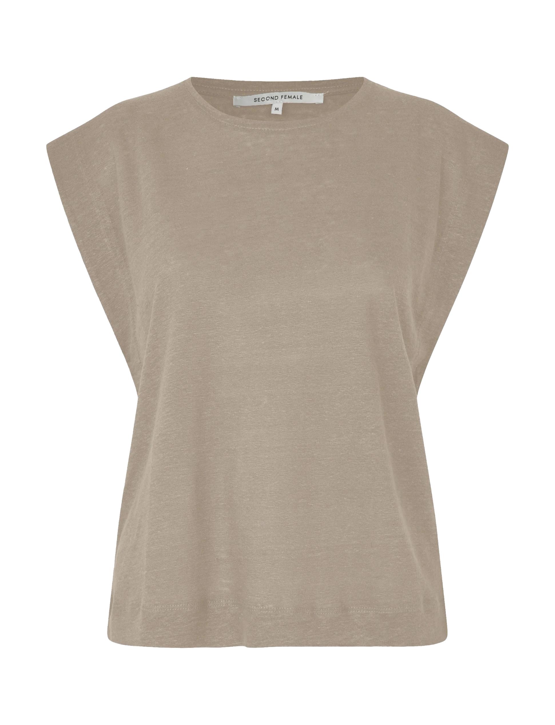 Peony O-Neck New Tee, Plaza Taupe